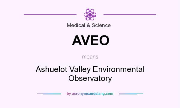 What does AVEO mean? It stands for Ashuelot Valley Environmental Observatory