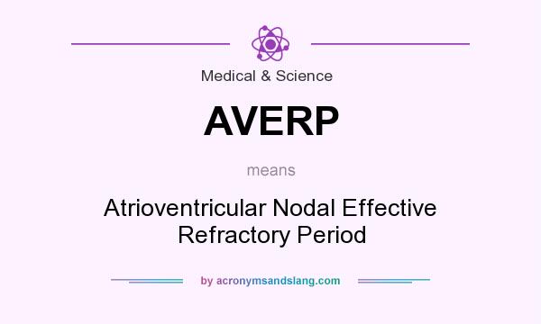 What does AVERP mean? It stands for Atrioventricular Nodal Effective Refractory Period