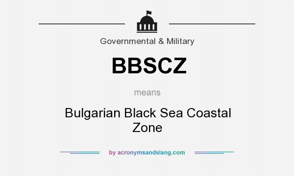 What does BBSCZ mean? It stands for Bulgarian Black Sea Coastal Zone