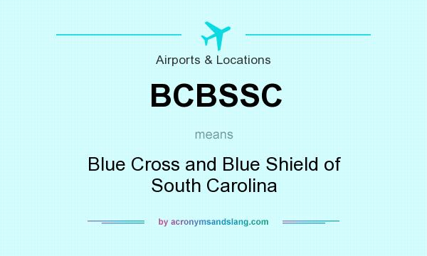 What does BCBSSC mean? It stands for Blue Cross and Blue Shield of South Carolina