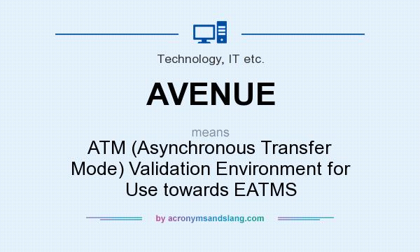 What does AVENUE mean? It stands for ATM (Asynchronous Transfer Mode) Validation Environment for Use towards EATMS