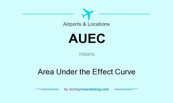 What does AUEC mean? It stands for Area Under the Effect Curve