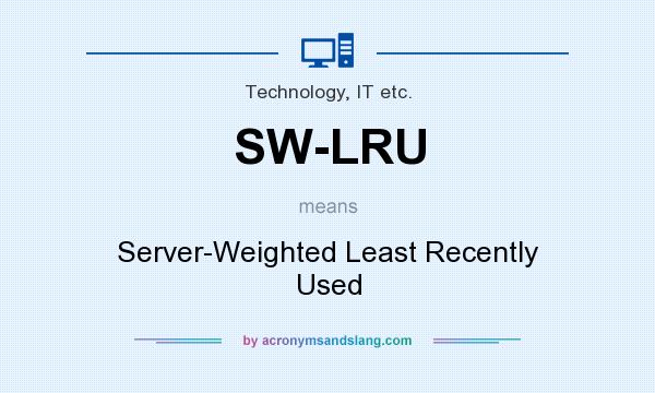 What does SW-LRU mean? It stands for Server-Weighted Least Recently Used