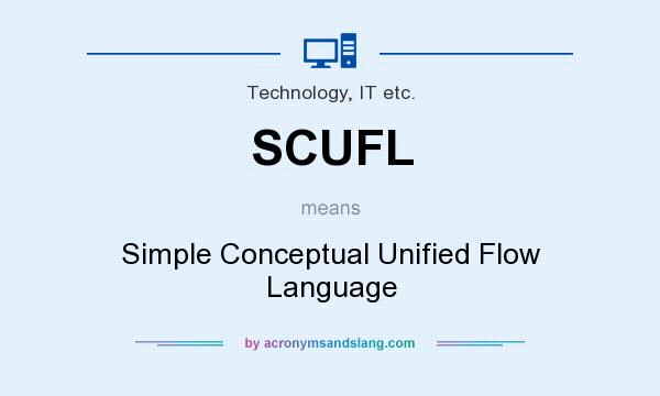 What does SCUFL mean? It stands for Simple Conceptual Unified Flow Language