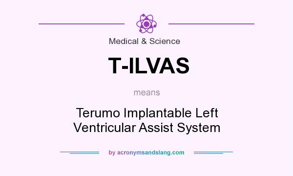 What does T-ILVAS mean? It stands for Terumo Implantable Left Ventricular Assist System