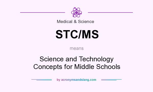 What does STC/MS mean? It stands for Science and Technology Concepts for Middle Schools