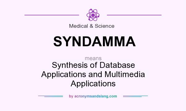 What does SYNDAMMA mean? It stands for Synthesis of Database Applications and Multimedia Applications