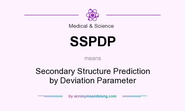 What does SSPDP mean? It stands for Secondary Structure Prediction by Deviation Parameter