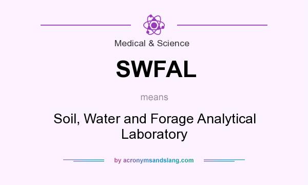 What does SWFAL mean? It stands for Soil, Water and Forage Analytical Laboratory