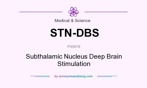 What does STN-DBS mean? It stands for Subthalamic Nucleus Deep Brain Stimulation