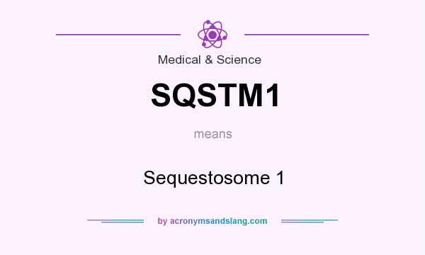 What does SQSTM1 mean? It stands for Sequestosome 1