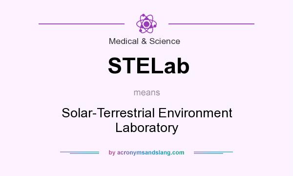 What does STELab mean? It stands for Solar-Terrestrial Environment Laboratory