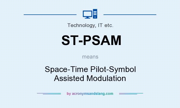What does ST-PSAM mean? It stands for Space-Time Pilot-Symbol Assisted Modulation