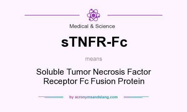 What does sTNFR-Fc mean? It stands for Soluble Tumor Necrosis Factor Receptor Fc Fusion Protein