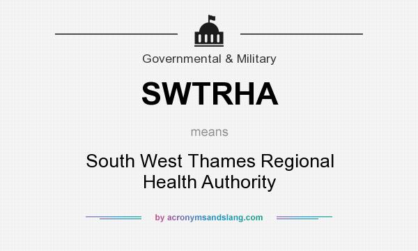 What does SWTRHA mean? It stands for South West Thames Regional Health Authority