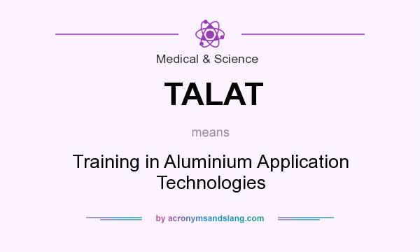 What does TALAT mean? It stands for Training in Aluminium Application Technologies