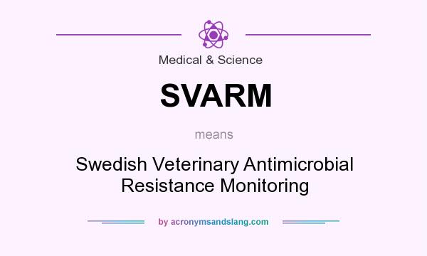 What does SVARM mean? It stands for Swedish Veterinary Antimicrobial Resistance Monitoring