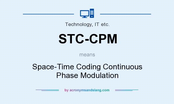 What does STC-CPM mean? It stands for Space-Time Coding Continuous Phase Modulation