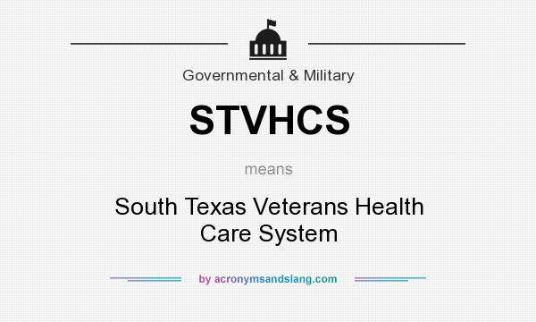 What does STVHCS mean? It stands for South Texas Veterans Health Care System