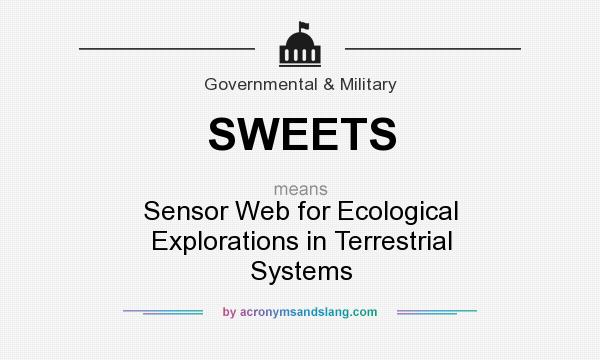 What does SWEETS mean? It stands for Sensor Web for Ecological Explorations in Terrestrial Systems