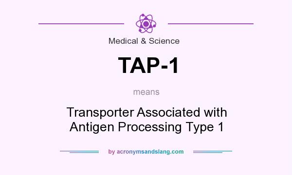 What does TAP-1 mean? It stands for Transporter Associated with Antigen Processing Type 1
