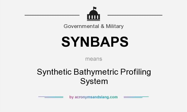 What does SYNBAPS mean? It stands for Synthetic Bathymetric Profiling System