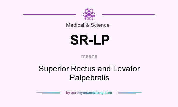 What does SR-LP mean? It stands for Superior Rectus and Levator Palpebralis