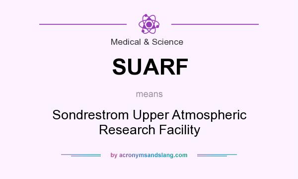 What does SUARF mean? It stands for Sondrestrom Upper Atmospheric Research Facility