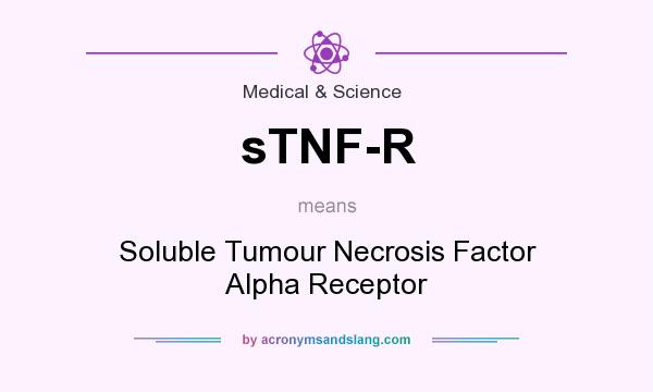 What does sTNF-R mean? It stands for Soluble Tumour Necrosis Factor Alpha Receptor