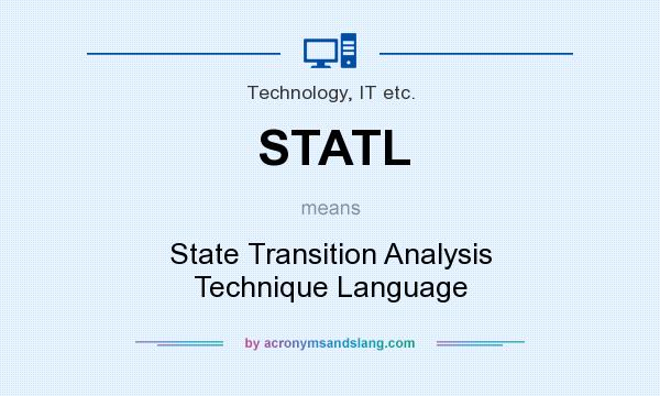 What does STATL mean? It stands for State Transition Analysis Technique Language