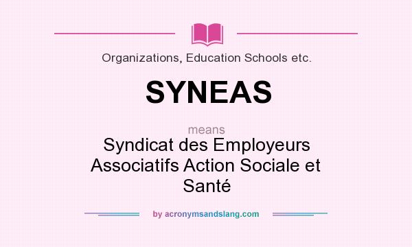 What does SYNEAS mean? It stands for Syndicat des Employeurs Associatifs Action Sociale et Santé