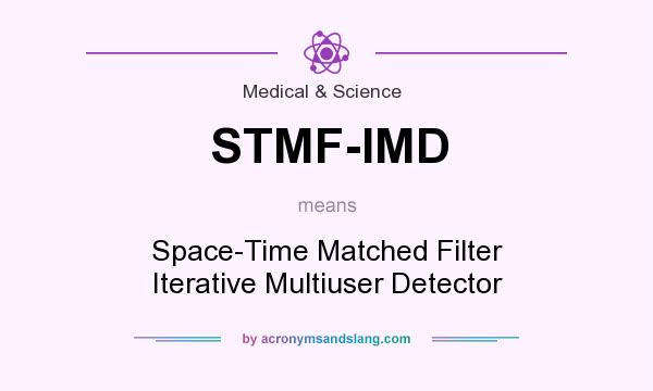 What does STMF-IMD mean? It stands for Space-Time Matched Filter Iterative Multiuser Detector