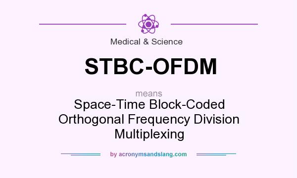 What does STBC-OFDM mean? It stands for Space-Time Block-Coded Orthogonal Frequency Division Multiplexing