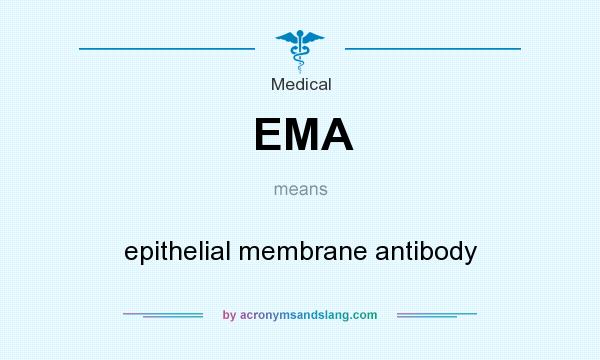 What does EMA mean? It stands for epithelial membrane antibody