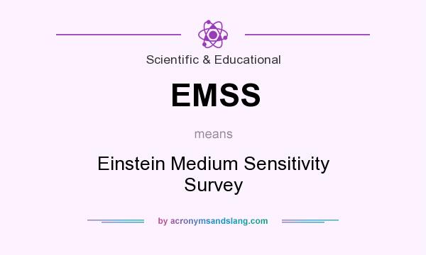 What does EMSS mean? It stands for Einstein Medium Sensitivity Survey