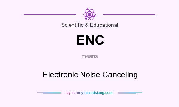 What does ENC mean? It stands for Electronic Noise Canceling