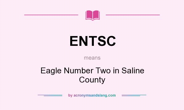 What does ENTSC mean? It stands for Eagle Number Two in Saline County