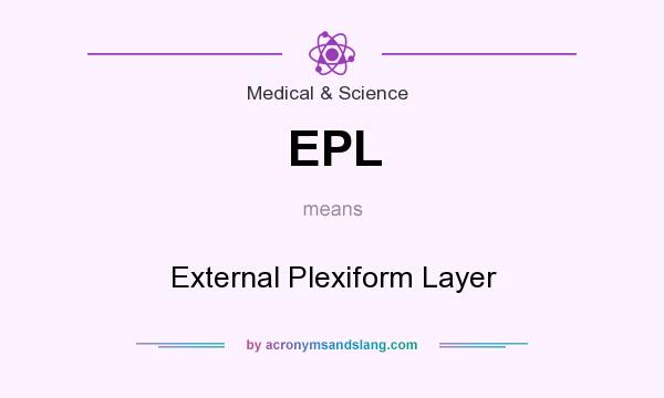 What does EPL mean? It stands for External Plexiform Layer