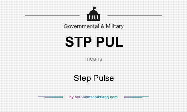 What does STP PUL mean? It stands for Step Pulse