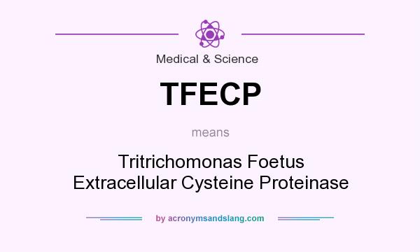 What does TFECP mean? It stands for Tritrichomonas Foetus Extracellular Cysteine Proteinase