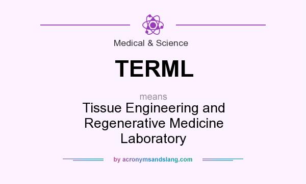 What does TERML mean? It stands for Tissue Engineering and Regenerative Medicine Laboratory