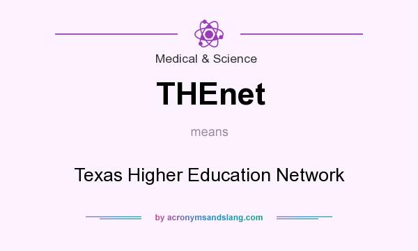 What does THEnet mean? It stands for Texas Higher Education Network