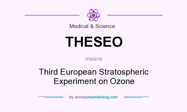 What does THESEO mean? It stands for Third European Stratospheric Experiment on Ozone