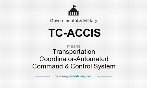 What does TC-ACCIS mean? It stands for Transportation Coordinator-Automated Command & Control System