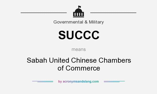 What does SUCCC mean? It stands for Sabah United Chinese Chambers of Commerce