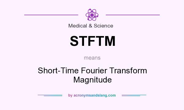 What does STFTM mean? It stands for Short-Time Fourier Transform Magnitude