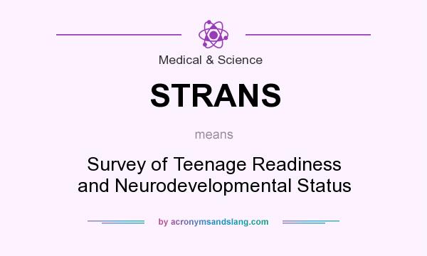 What does STRANS mean? It stands for Survey of Teenage Readiness and Neurodevelopmental Status