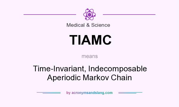 What does TIAMC mean? It stands for Time-Invariant, Indecomposable Aperiodic Markov Chain