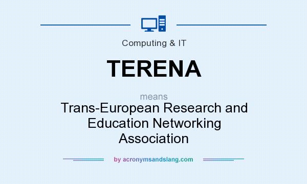 What does TERENA mean? It stands for Trans-European Research and Education Networking Association