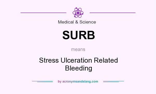 What does SURB mean? It stands for Stress Ulceration Related Bleeding